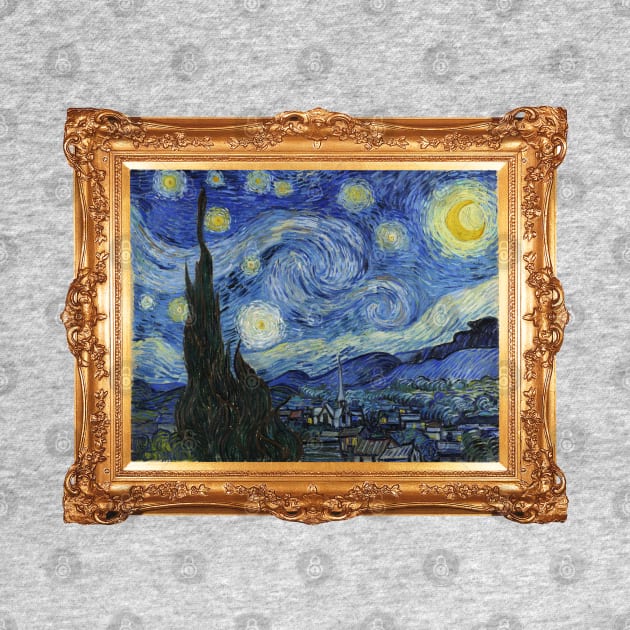 Starry Night by Van Gogh by Pinkazoid